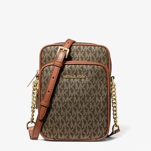 Jet Set Medium Signature Logo Crossbody Bag